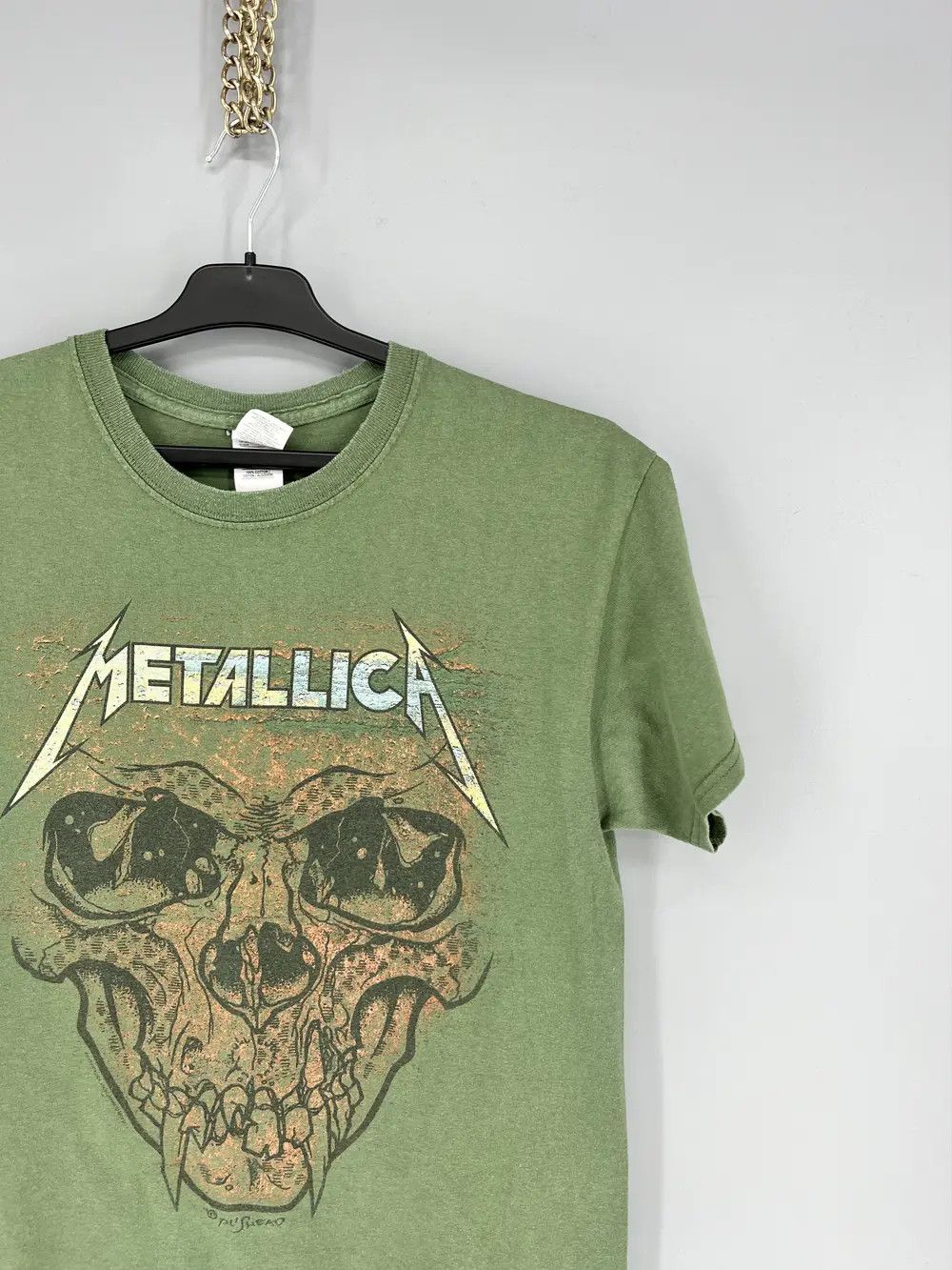Band Tees Vintage Y2K Metallica Skulls Dead Face Band Rock Streetwear Size US M / EU 48-50 / 2 - 5 Thumbnail