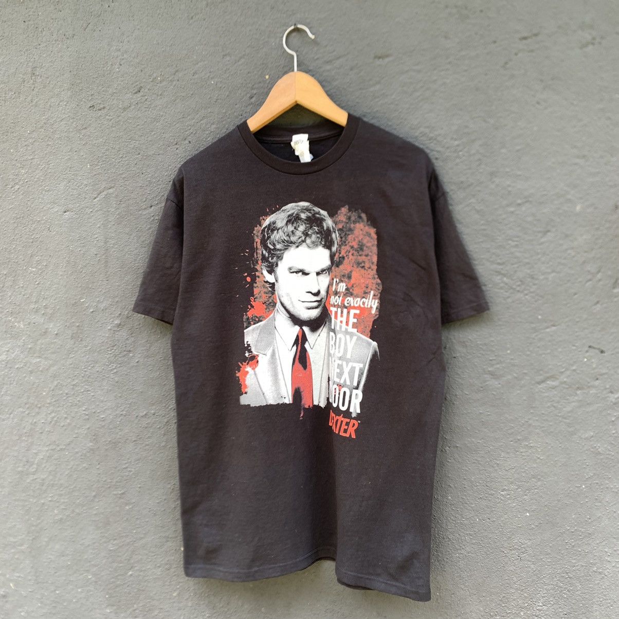 Other Thrashed Faded 2012 Dexter Horror Movie Tee Size US L / EU 52-54 / 3 - 1 Thumbnail