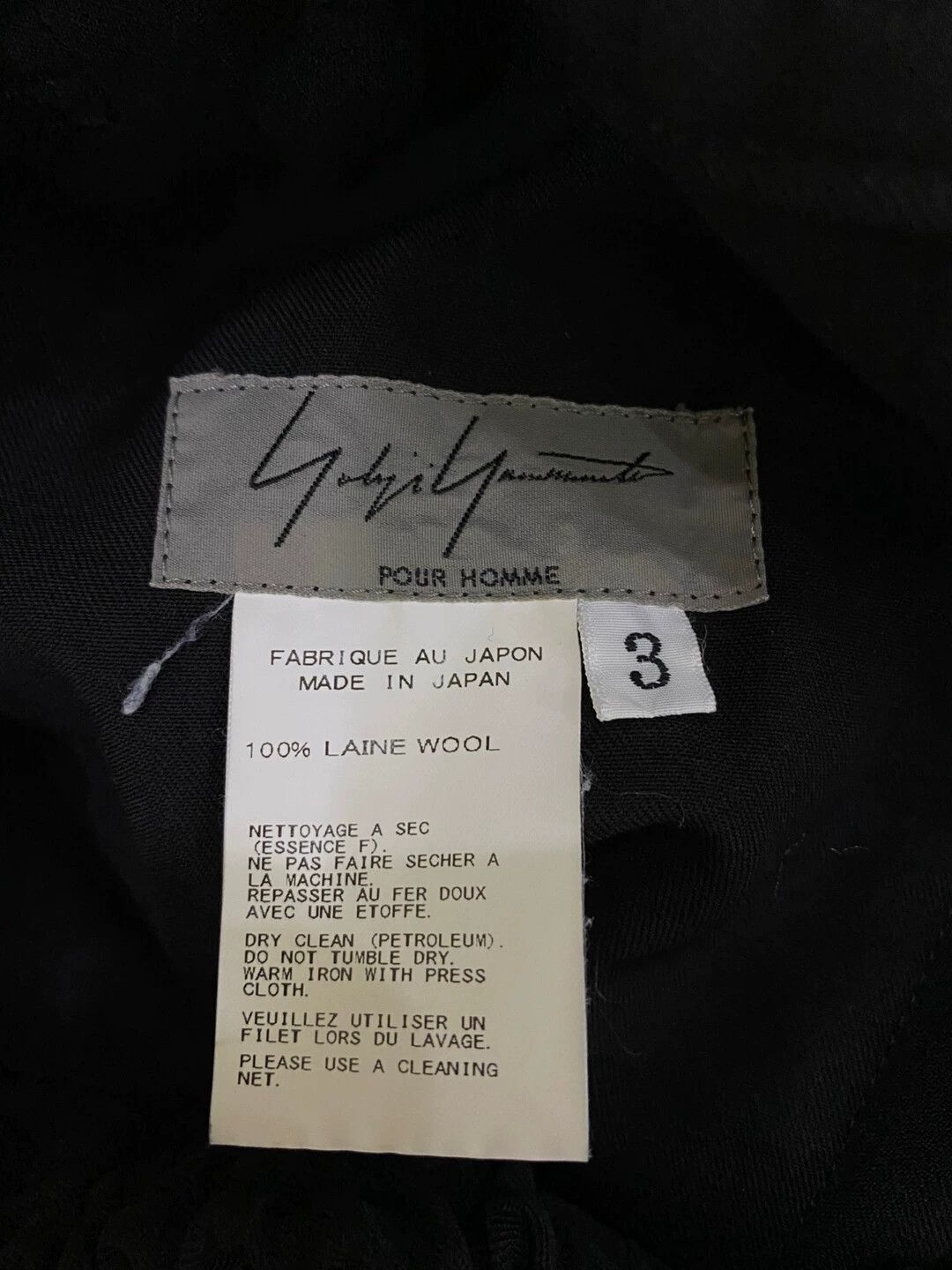 Yohji Yamamoto Yohji Yamamoto 14SS Rainy Season Culottes Black Size 3 Size US 34 / EU 50 - 3 Thumbnail