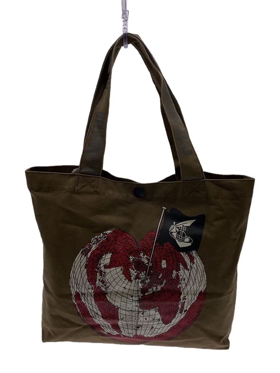 Vivienne Westwood Anglomania Heart Globe Canvas Tote Bag Size ONE SIZE - 1 Thumbnail