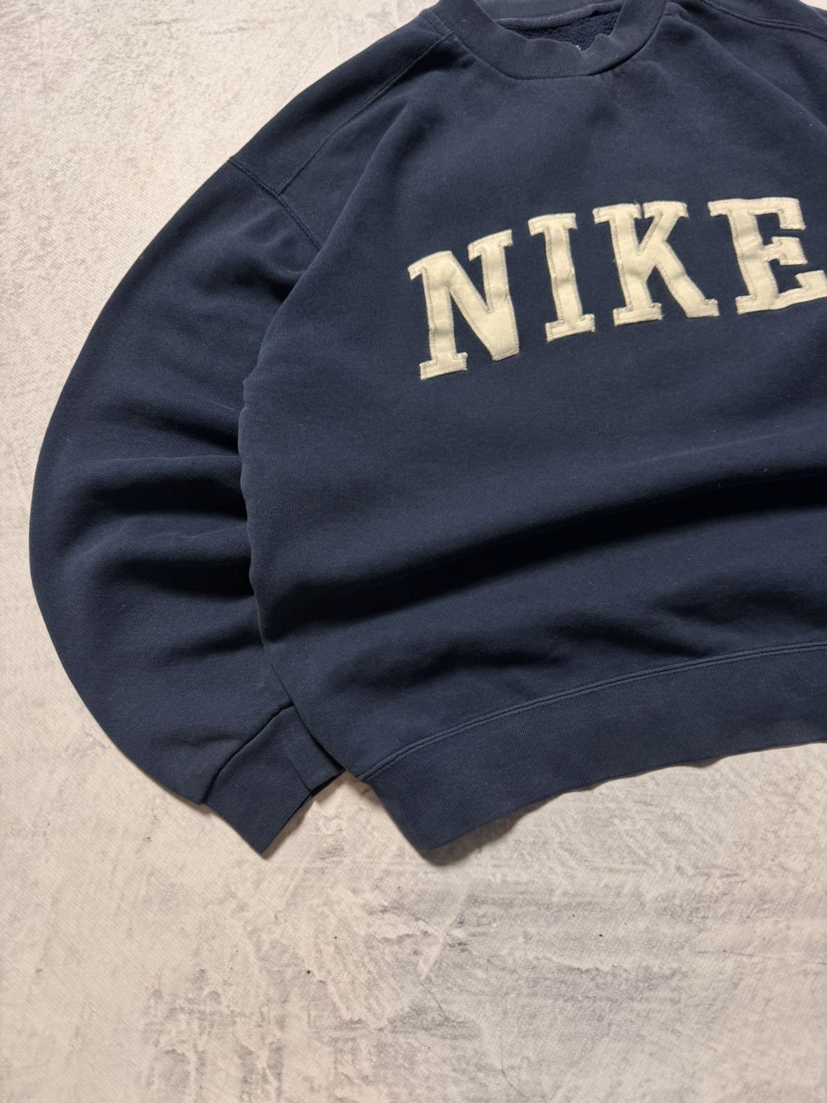 Nike × Vintage 00s Nike Vintage Big Logo Oversize Sweatshirt Y2K Size US S / EU 44-46 / 1 - 3 Thumbnail