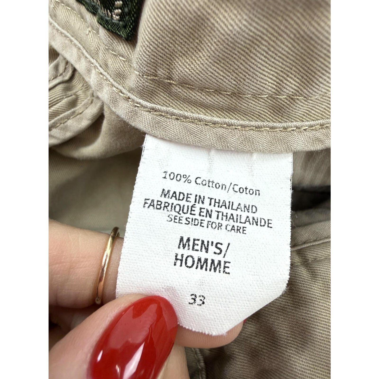 Eddie Bauer Eddie Bauer Pants Mens 33x29 Beige Pleated Khakis Straight Leg Cotton Casual Pants Mens 33 Beige Khakis Pleated Front Straight Leg Pocket Type: Slash Size US 33 - 6 Thumbnail
