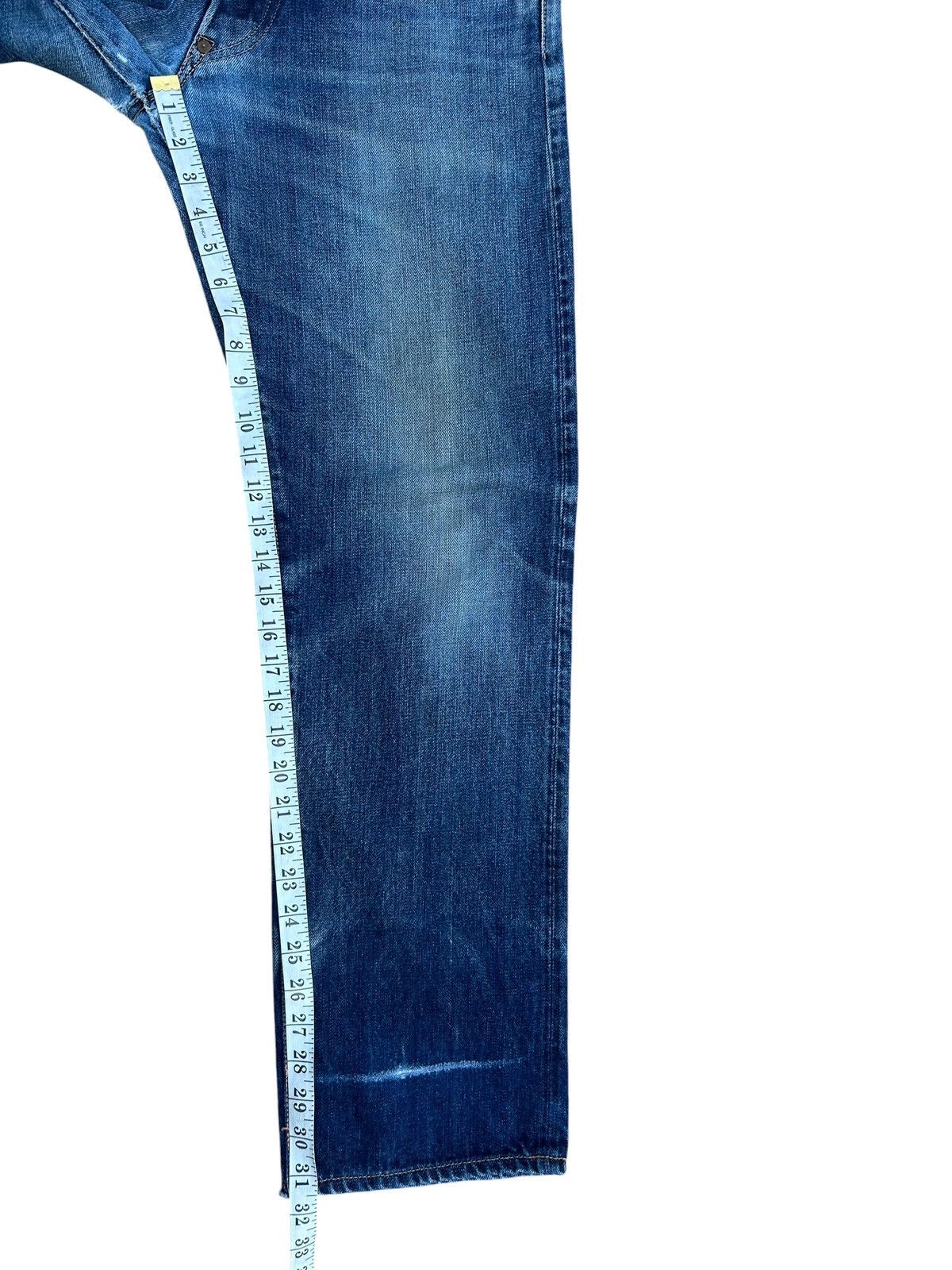 Kapital Thrashed Vintage Evisu Selvedge Denim Jeans Size US 32 / EU 48 - 23 Thumbnail