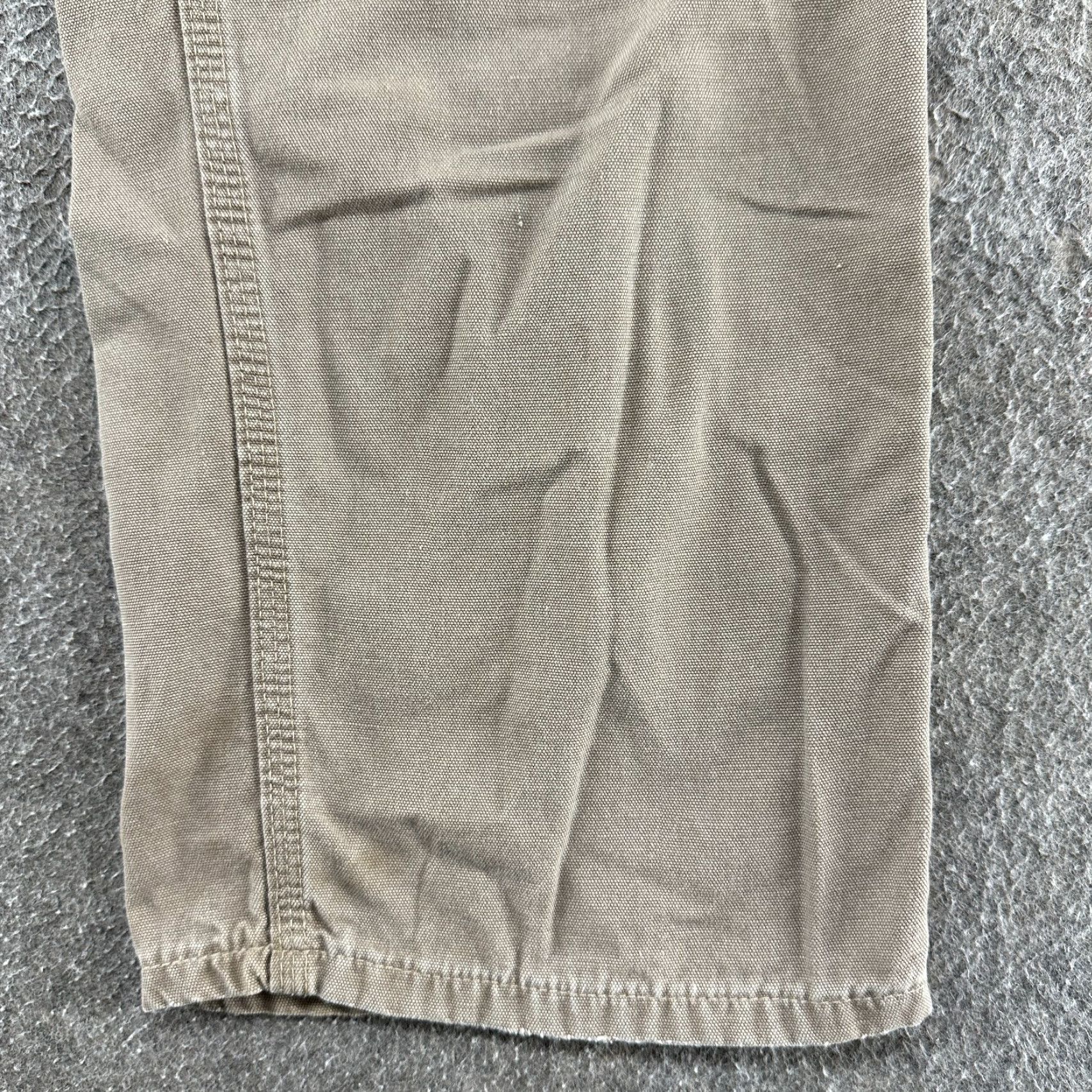 Carhartt Carhartt Pants Mens 33x30 Brown Carpenter Canvas Loose Fit Workwear Regular Brown 33 x 30 Mens Pants Carpenter Workwear Carhartt Size US 33 - 7 Thumbnail