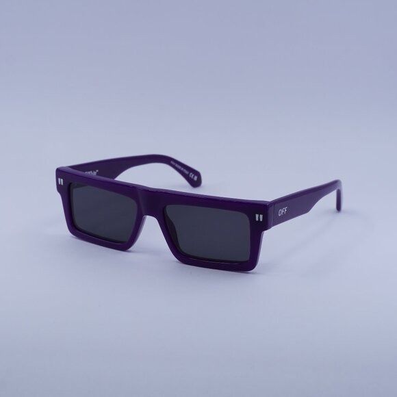Off-White Off-White OERI13Z CHANDLER 3707 Sunglasses Purple Square Size ONE SIZE - 1 Thumbnail