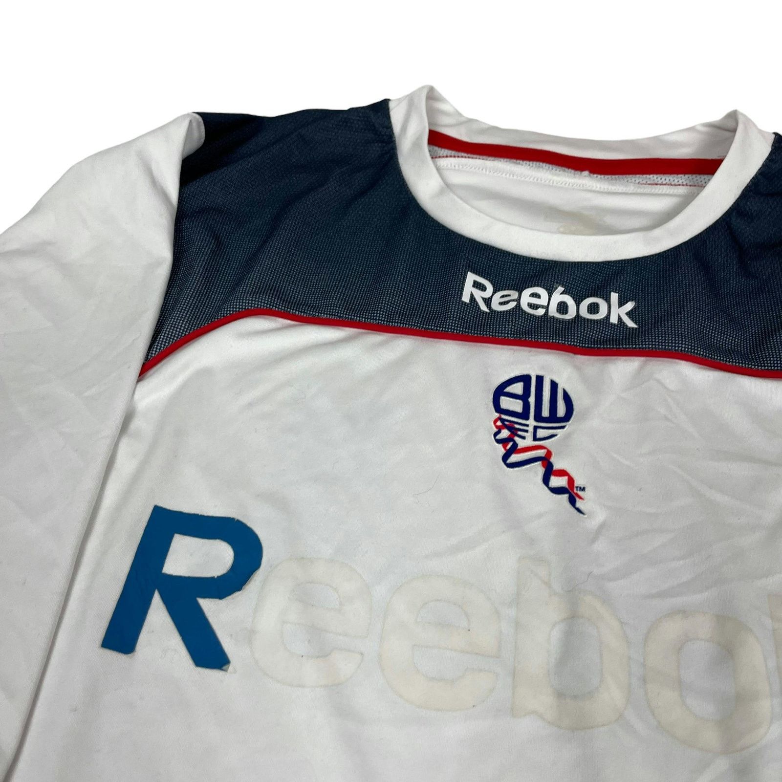 Reebok Reebok Men's White Bolton Wanderers F.C. Pullover Jersey XL Size US XL / EU 56 / 4 - 2 Thumbnail