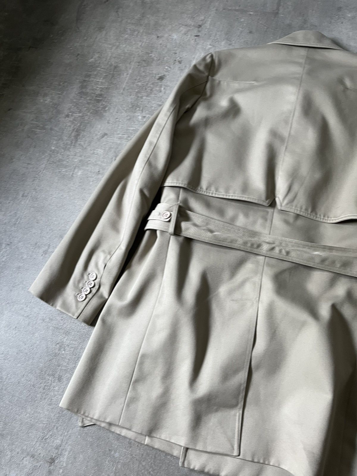 Dior Dior Homme S/S 08 coat beige belted rare Size US M / EU 48-50 / 2 - 17 Thumbnail
