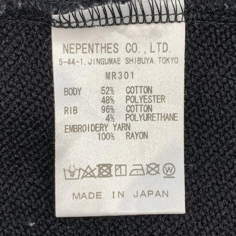 Needles Sweatshirt V-neck Logo Long Sleeve Black Size US L / EU 52-54 / 3 - 5 Thumbnail