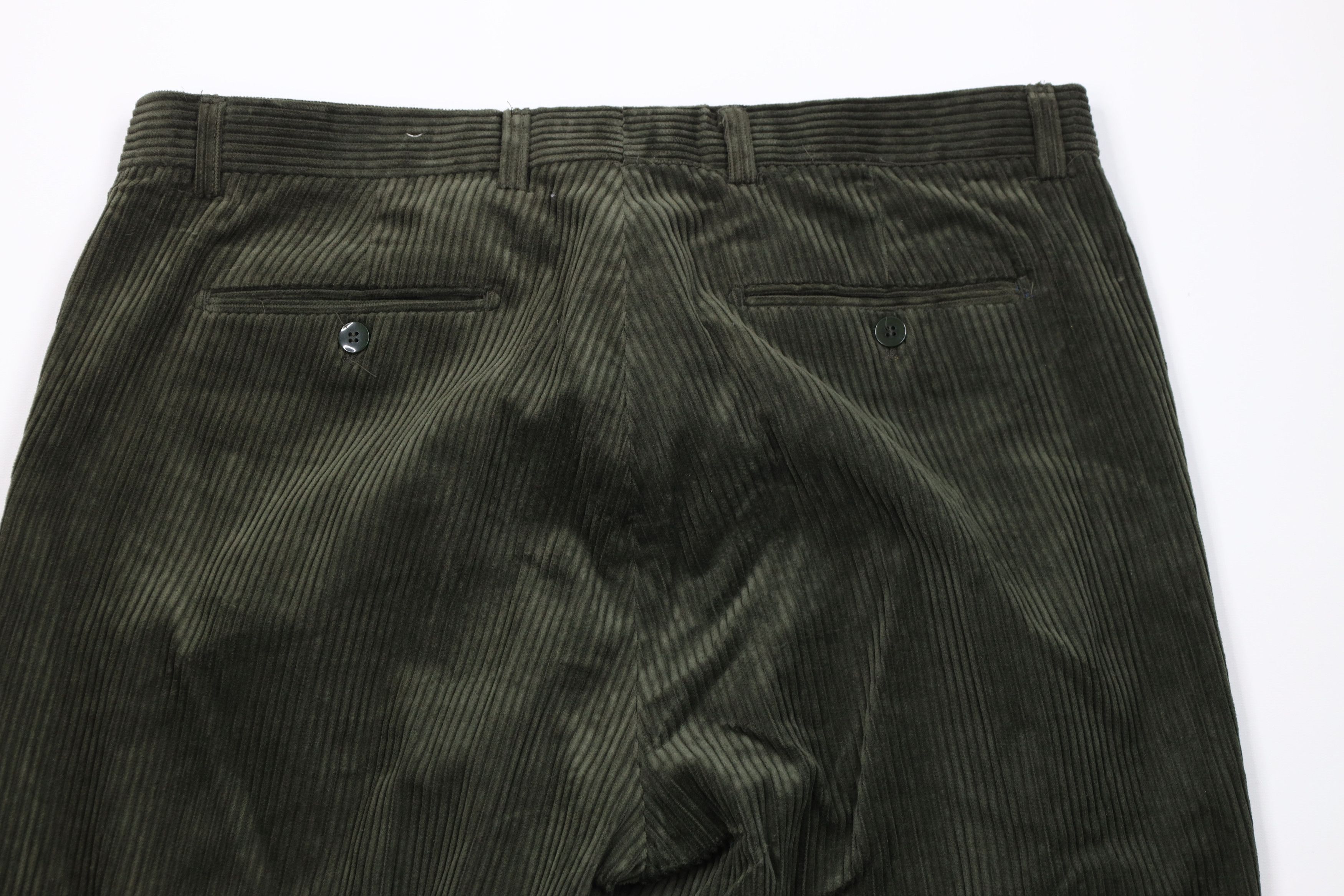 Vintage Vintage 90s Y2K Streetwear Wide Leg Chino Pants Green Size US 38 / EU 54 - 10 Thumbnail