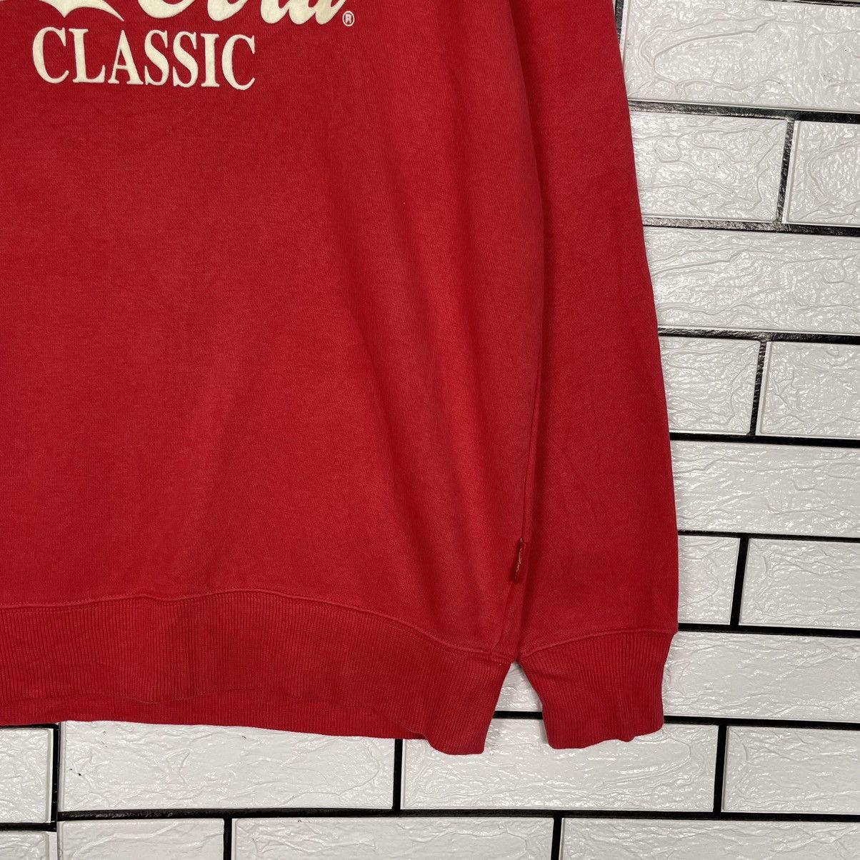 Japanese Brand Coca Cola Big Logo Red Sweatshirt Size US M / EU 48-50 / 2 - 4 Thumbnail