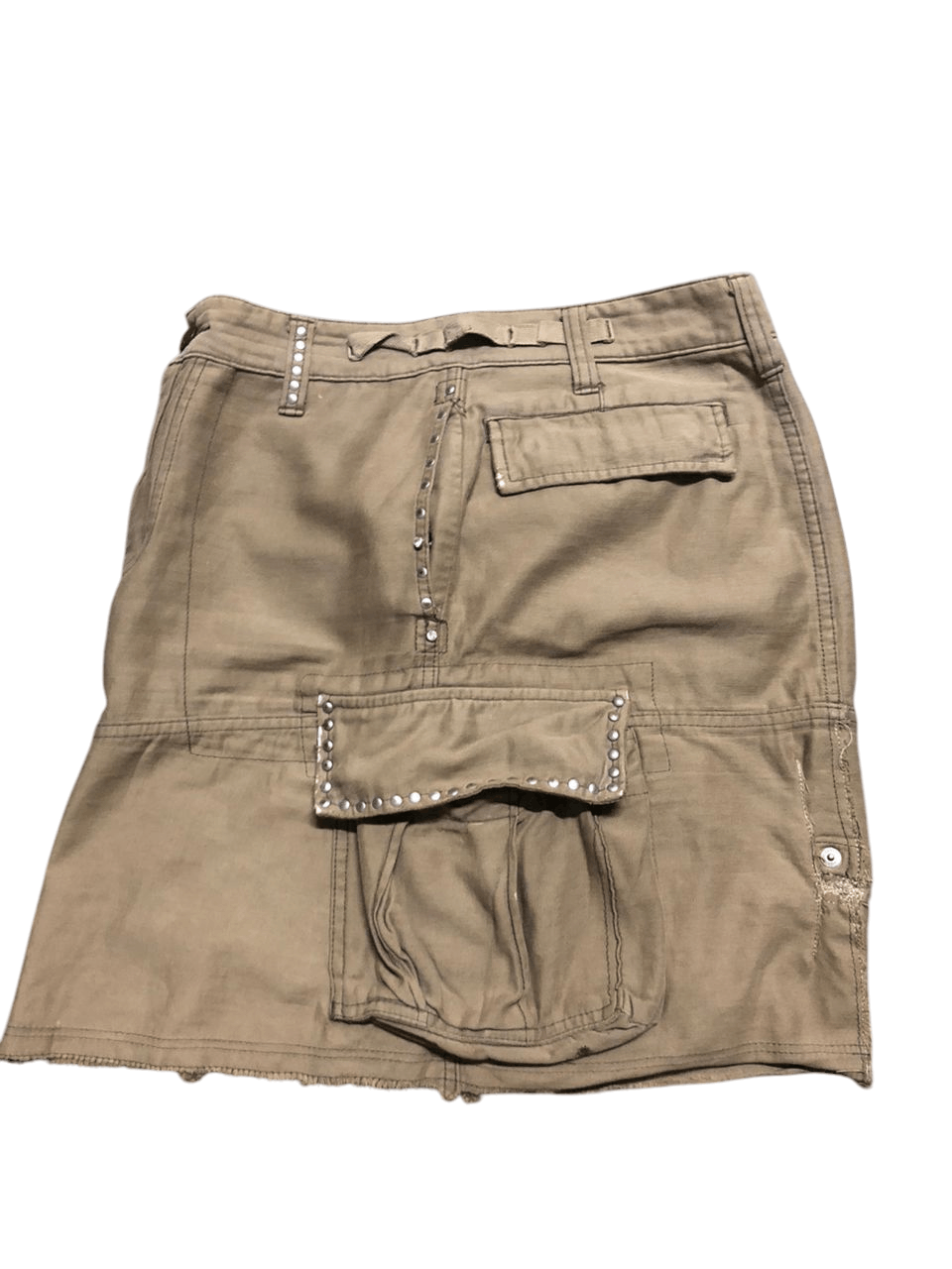 Hysteric Glamour × Japanese Brand Hysteric Glamour Bondages Cargo Mini Skirt Distressed Size 31" - 4 Thumbnail