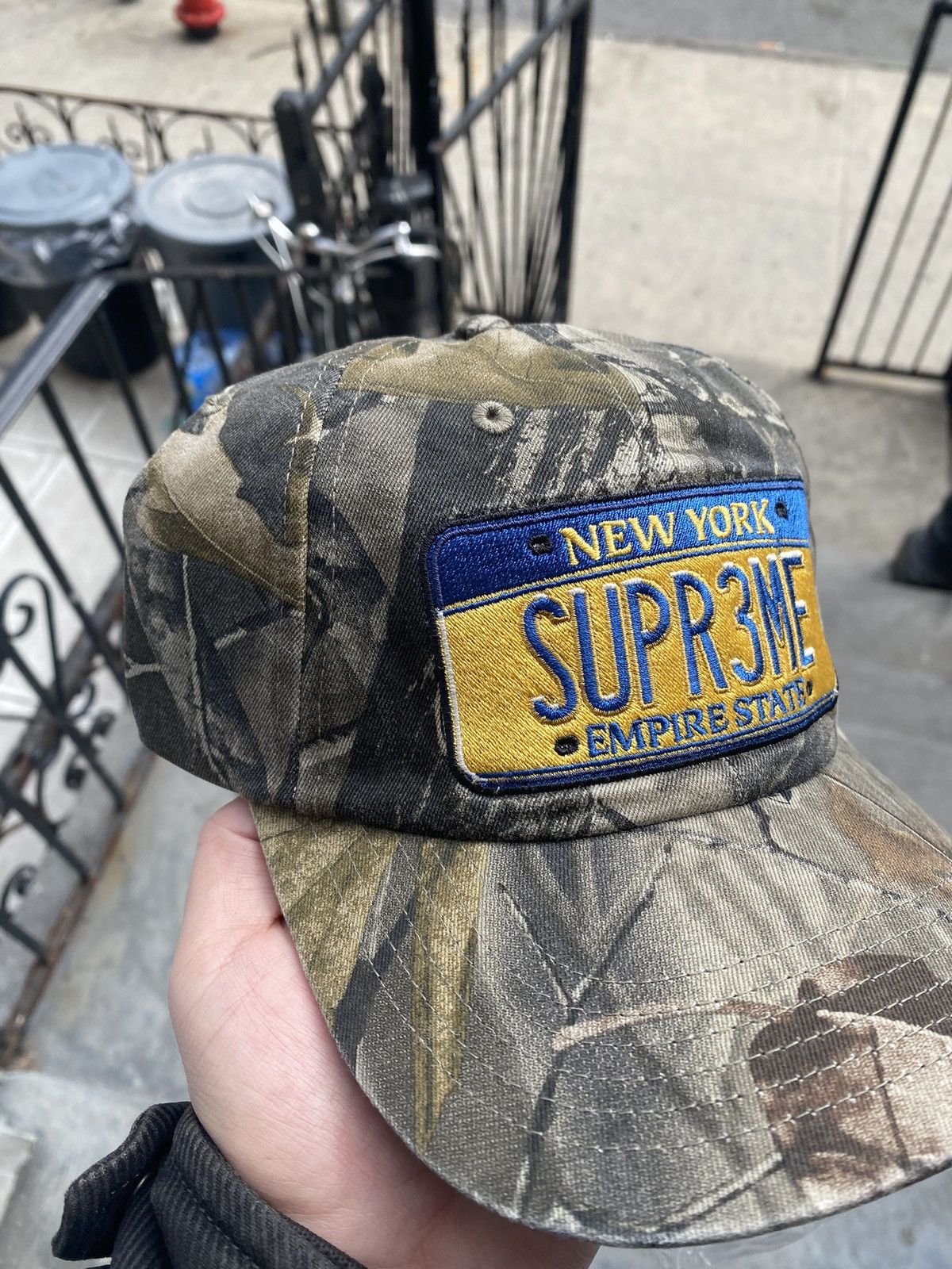 帽子 Supreme License Plate 6-Panel Camo Supreme License Plate 6-Panel Camo cap