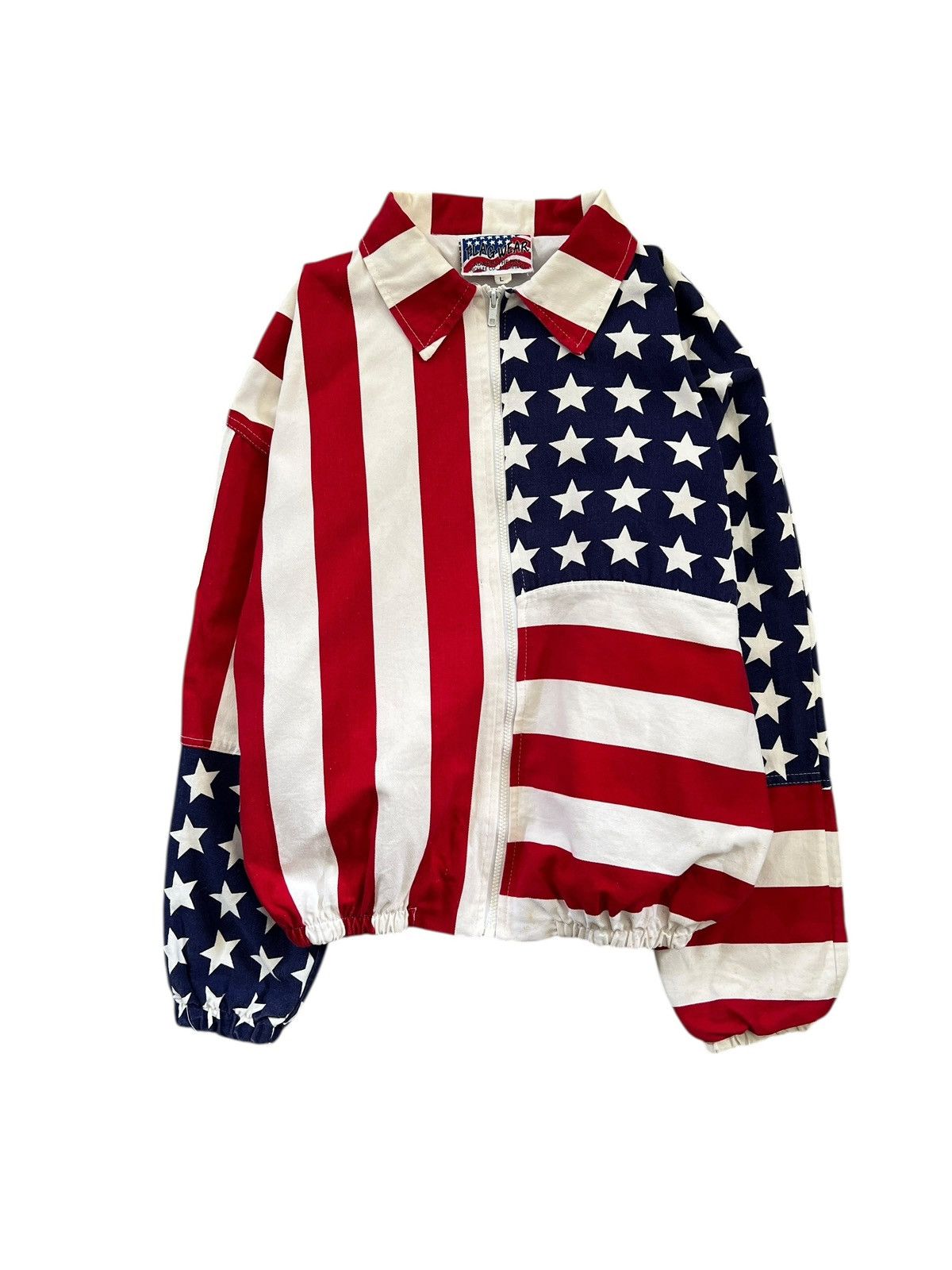 Vintage Vintage 90s Flag Wear 🇺🇸 Bomber Jacket Size US XL / EU 56 / 4 - 19 Thumbnail