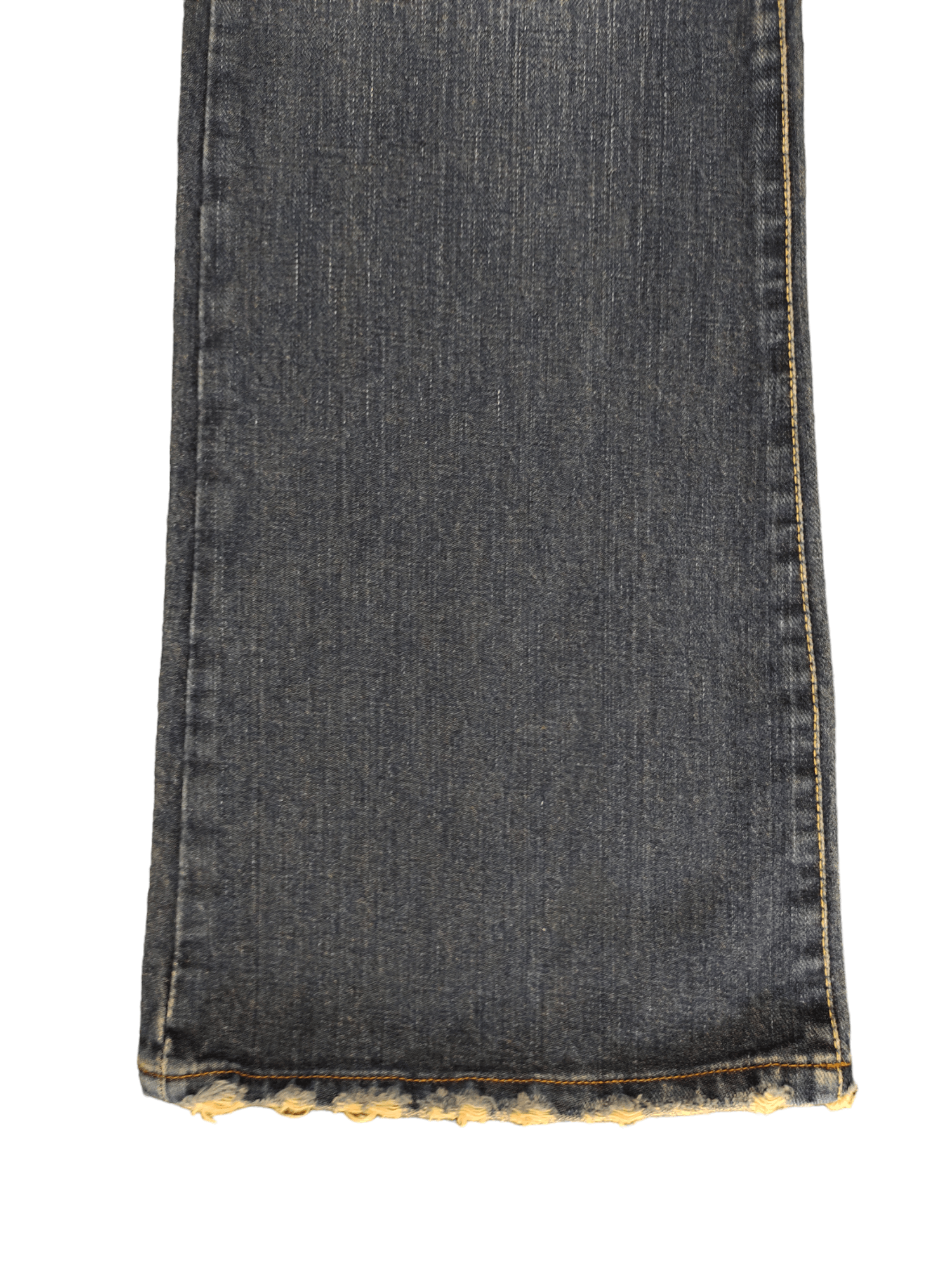If Six Was Nine Flare Baggy Jeans Jet Division Distress Faded Denim Boot Cut Size US 35 - 8 Thumbnail