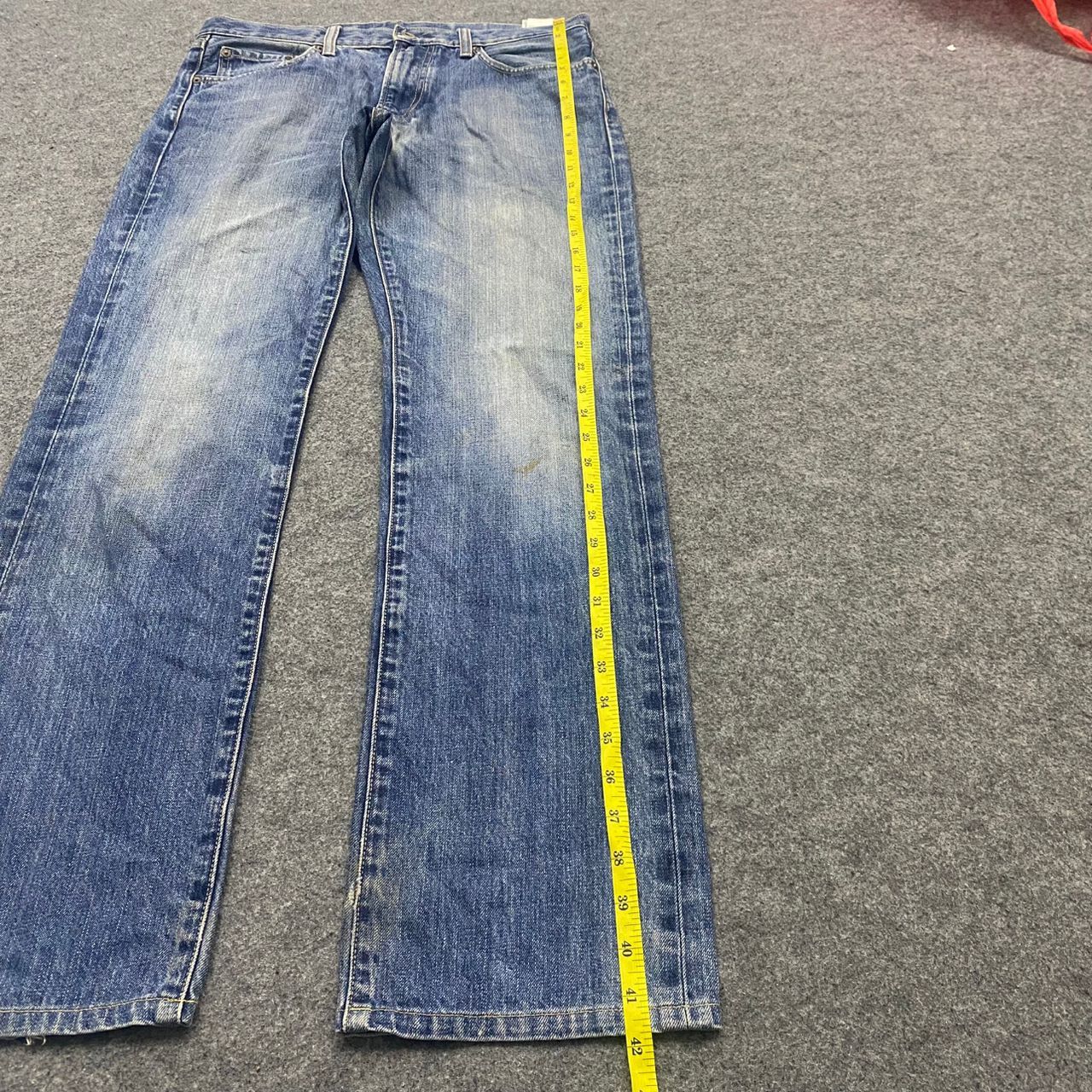 If Six Was Nine 💥Best Offer💥Vintage Uniqlo Jeans Distressed Denim Size US 34 / EU 50 - 3 Thumbnail