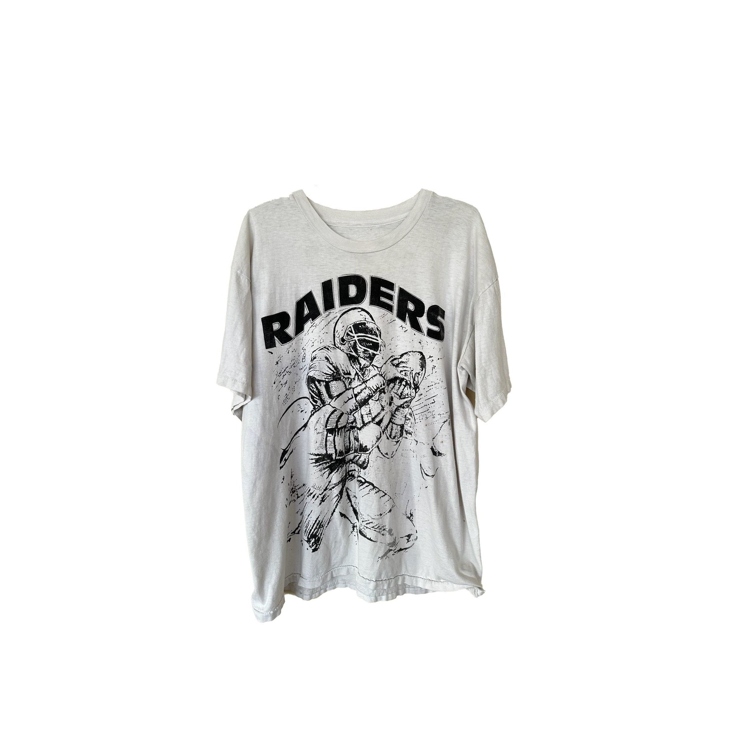 Vintage Vintage Raiders Tee Size US L / EU 52-54 / 3 - 1 Thumbnail