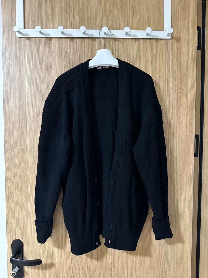 Issey Miyake issey miyake Black wool cardigan 2505-Nextarrow Size S / US 4 / IT 40 - 3 Thumbnail