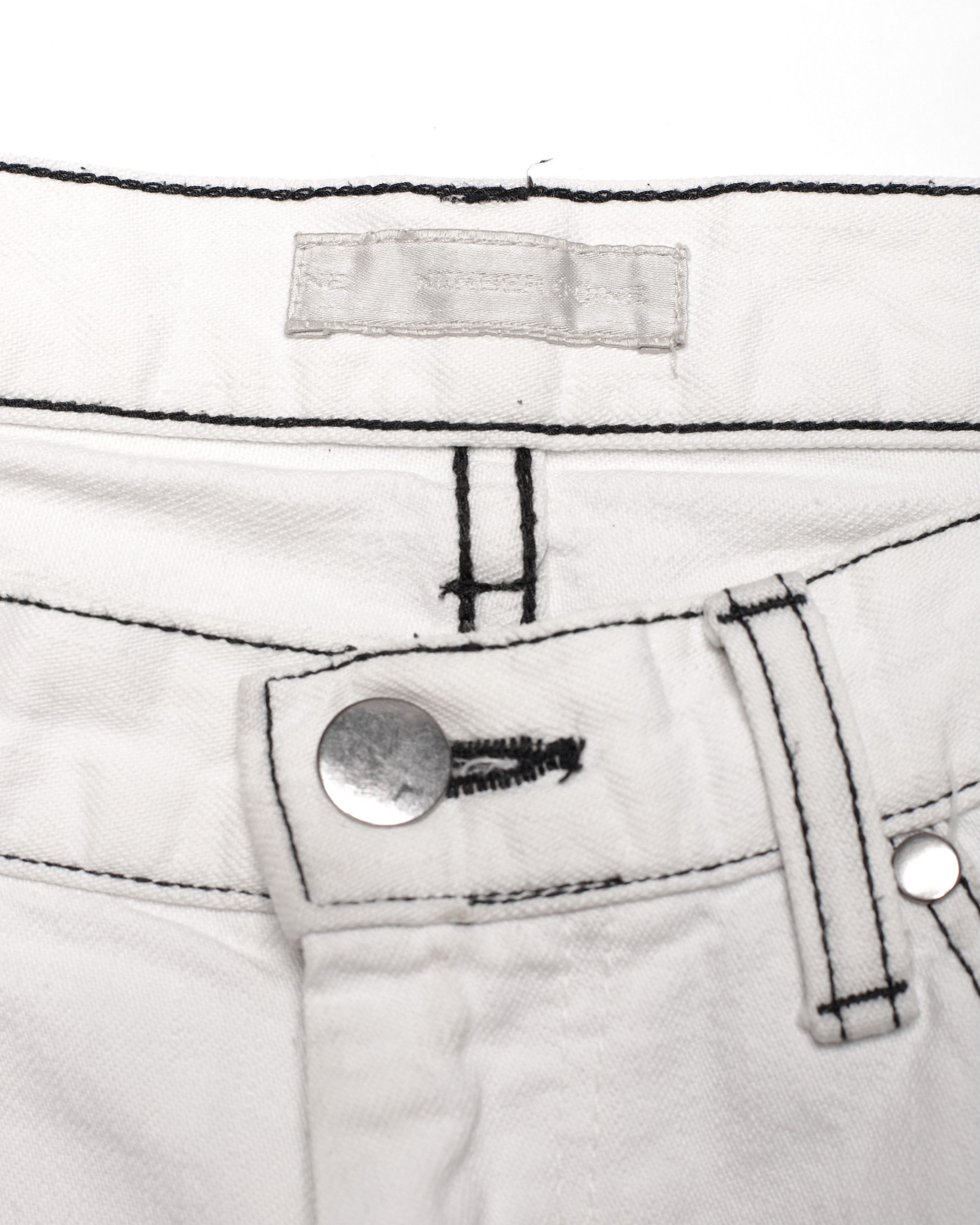 Number (N)ine Number (N)ine Spring-Summer 2002 Distressed Denim Size US 31 - 5 Thumbnail