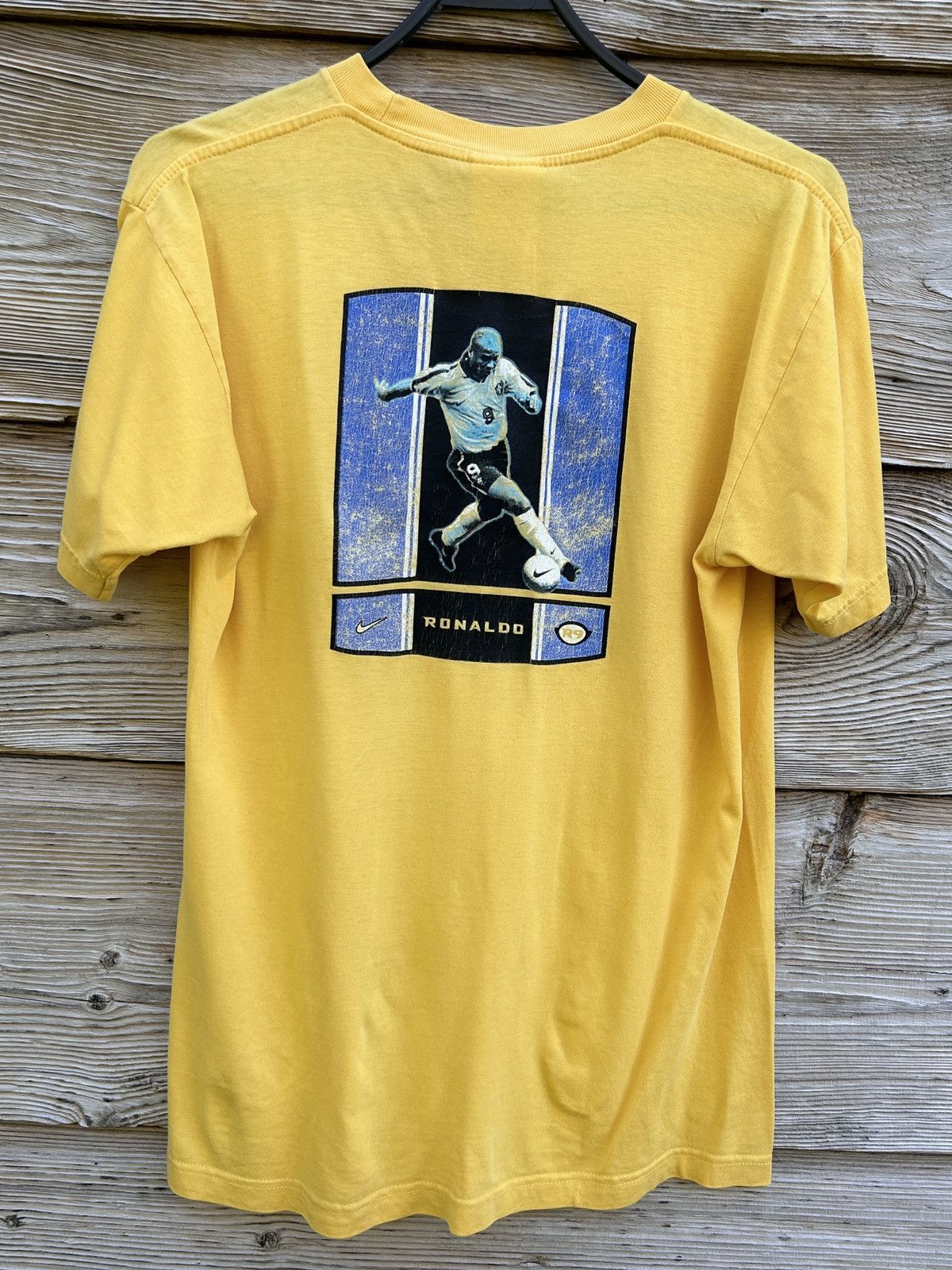90s Vintage Nike Ronaldo Nazario R9 Short Sleeve T-Shirt