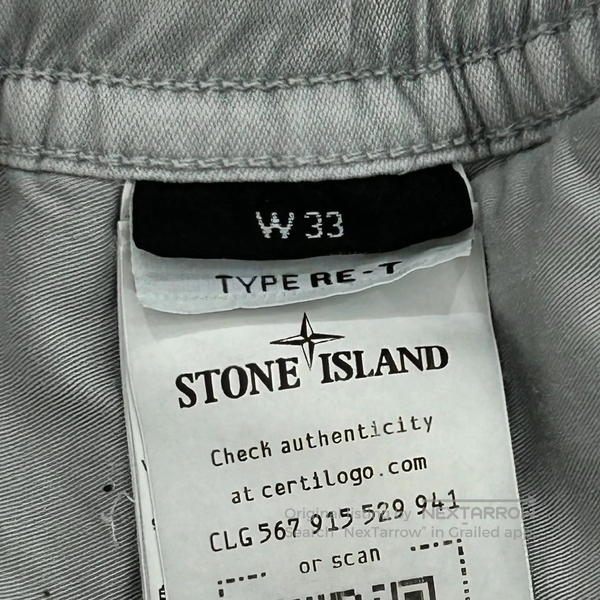 Stone Island STONE ISLAND Blade-edge pocket workwear pants with fitted Size US 33 - 5 Thumbnail