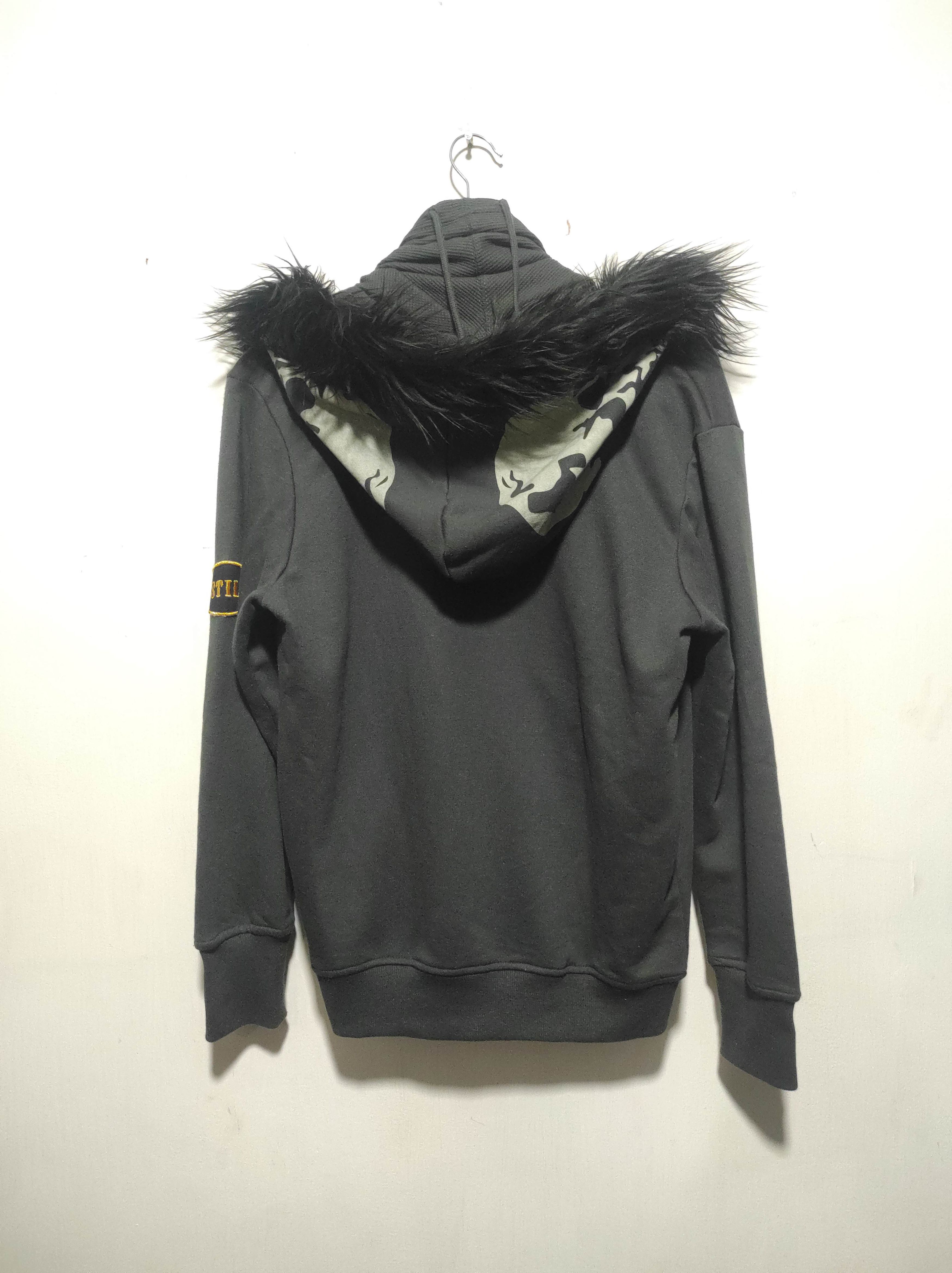 Hysteric Glamour Estilo Mask Skull Zipper Fur Hoodie IfSixWasNine LGB style Size US M / EU 48-50 / 2 - 19 Thumbnail