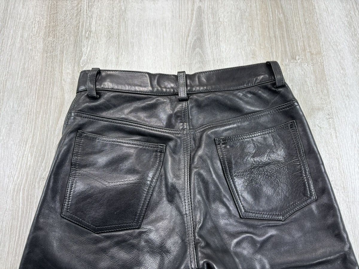 Genuine Leather × Leather × Vintage Womens biker motorcycle leather pants Pantera Size 29 Size 24" / US 00 / IT 34 - 11 Thumbnail