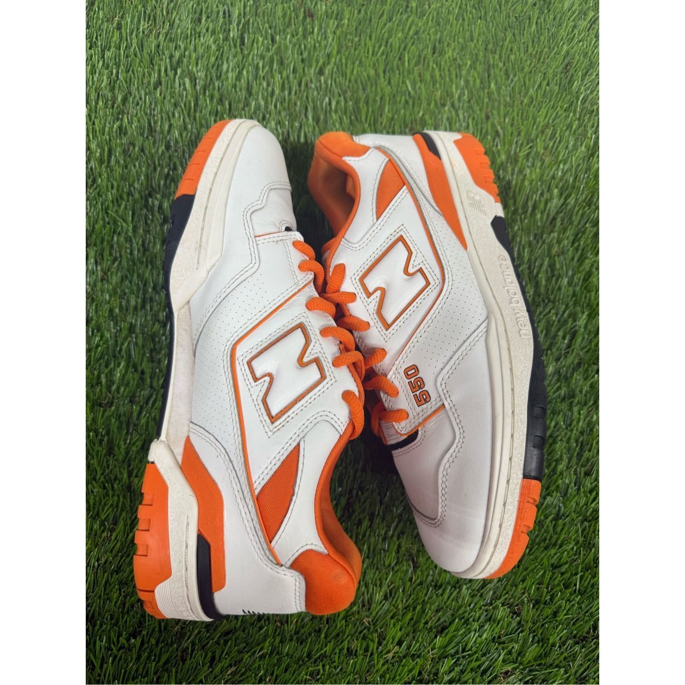 New Balance Size 10 - New Balance 550 Syracuse (Varsity) Orange White BB Size US 10 / EU 43 - 5 Thumbnail