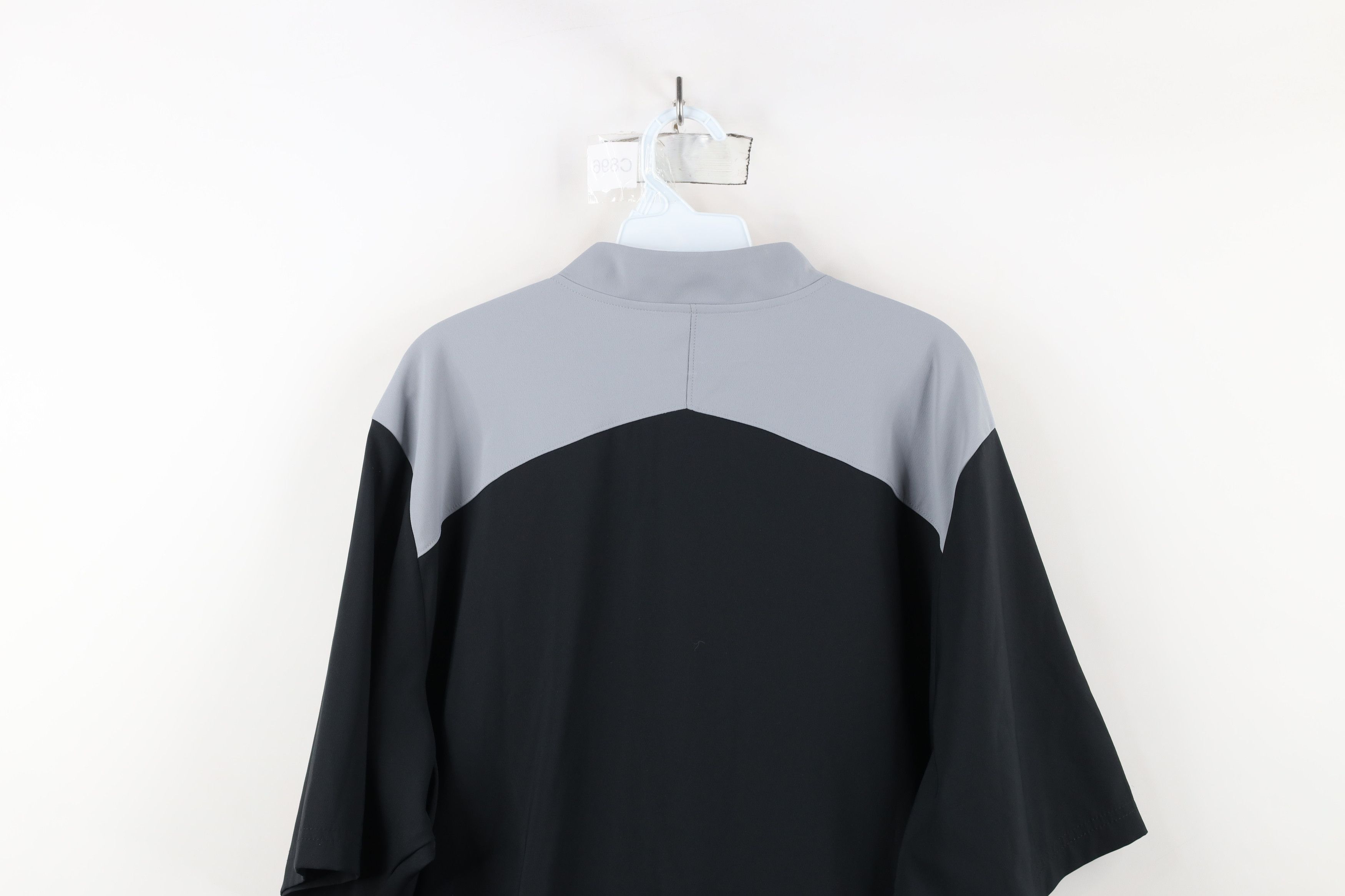 Under Armour × Vintage Under Armour Block Short Sleeve Half Zip Pullover Jacket Size US L / EU 52-54 / 3 - 12 Thumbnail