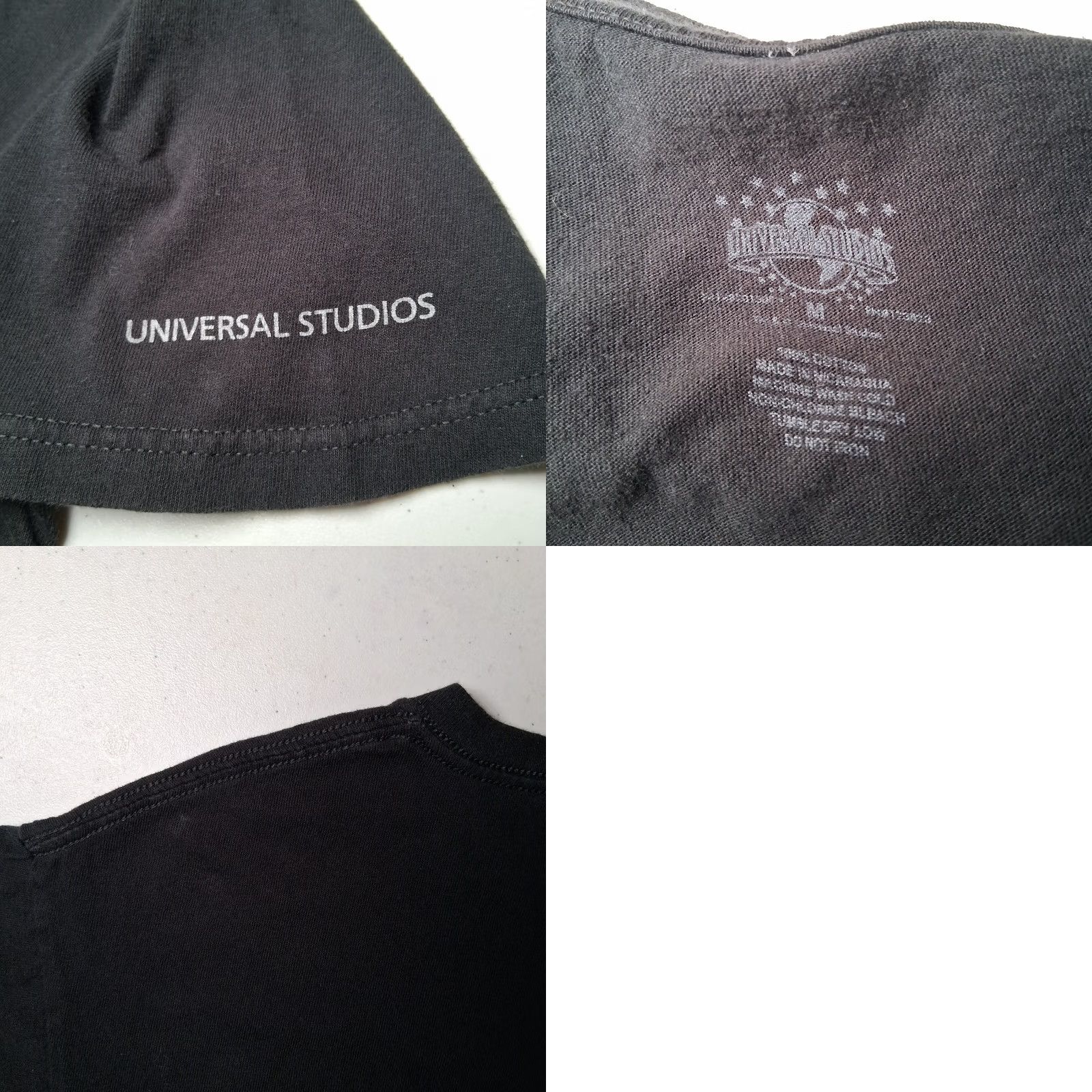 Vintage VINTAGE Universal Studios Terminator 2 Movie Shirt M Arnold Schwarzenegger Judgement Day Shirt Mens Black Cotton T-Shirt Graphic 90s Size US M / EU 48-50 / 2 - 8 Thumbnail