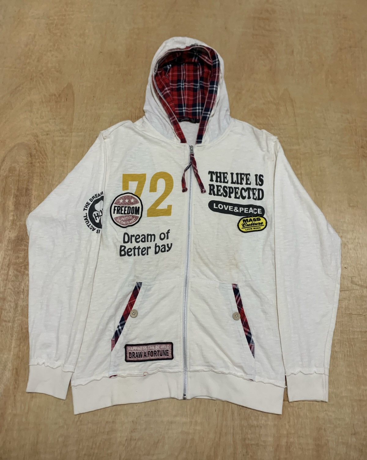 Hysteric Glamour × Japanese Brand Y2k Thruxton zip Hoodie Ifsixwasnine style Size US L / EU 52-54 / 3 - 1 Thumbnail