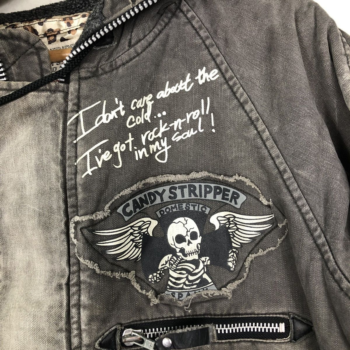 Vintage 🔥Punk Style Biker Jacket Bondage Design Ministry Co. Japan Size M / US 6-8 / IT 42-44 - 18 Thumbnail