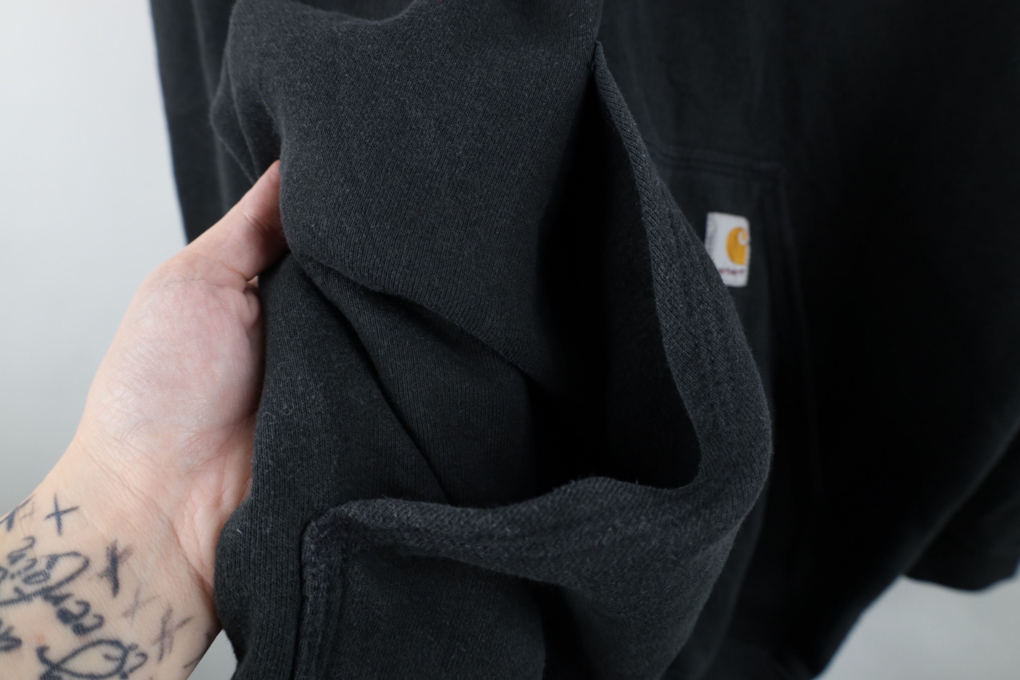 Carhartt Vintage Y2K Carhartt Spell Trucking Heavyweight Hoodie Black Size US XL / EU 56 / 4 - 7 Thumbnail
