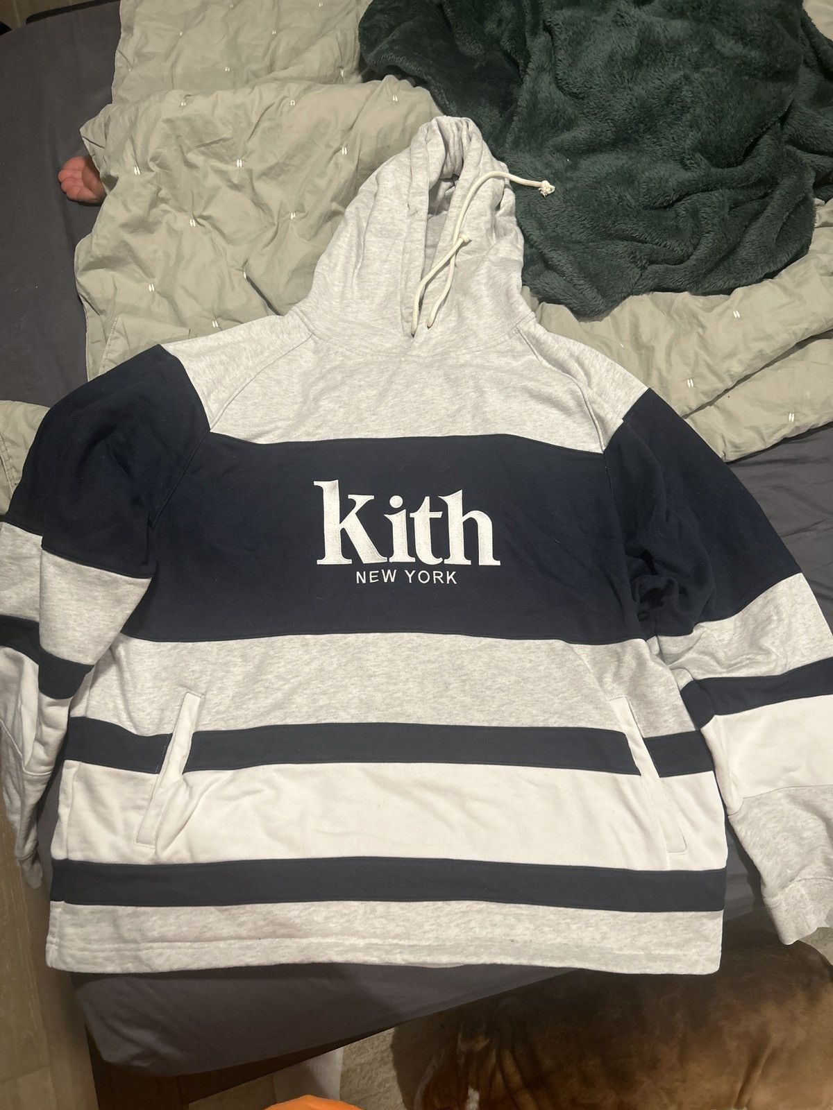 Image of Kith Hoodie in Grey, Men's (Size 2XL)