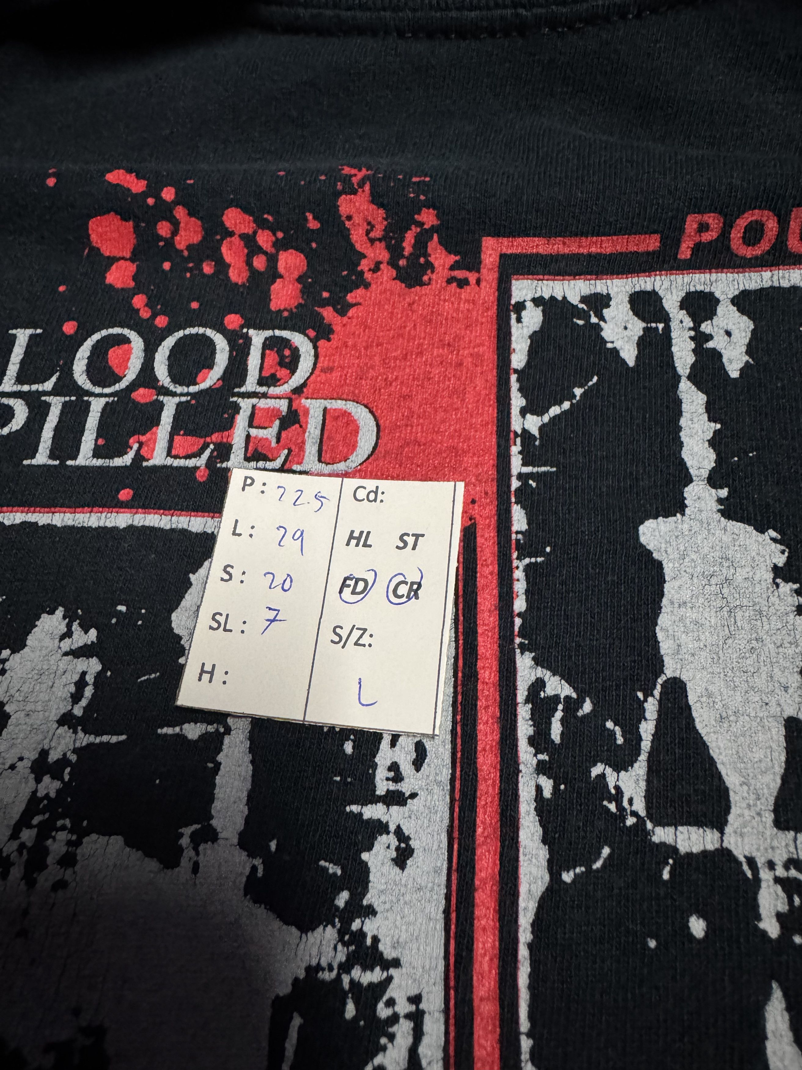 Band Tees VINTAGE POURED OUT HARDCORE TEE architects trivium unearth Size US L / EU 52-54 / 3 - 17 Thumbnail