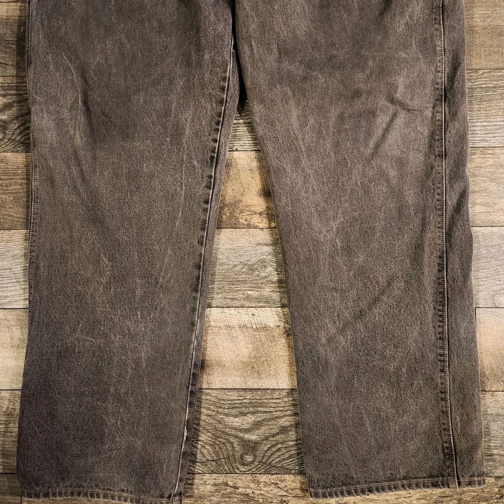 Ecko Unltd. VINTAGE Ecko Unltd Carpenter Jeans Men's 42x33 Black Distressed Baggy Y2K Straight Jeans Mens Size 42 Black Distressed Baggy Cell Size US 42 / EU 58 - 2 Thumbnail