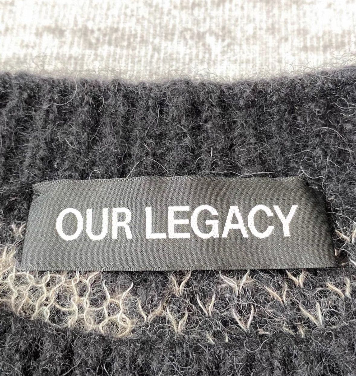 Our Legacy Our Legacy size46 Black perforated tartan round neck shirt Size US S / EU 44-46 / 1 - 6 Thumbnail