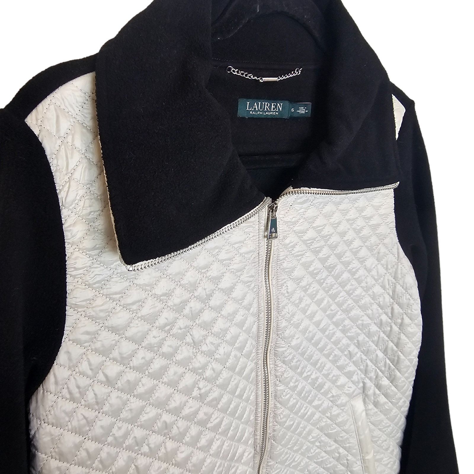 Lauren Ralph Lauren Lauren Ralph Lauren Womens Quilted Jacket S Full Zip Fleece Size S / US 4 / IT 40 - 5 Thumbnail