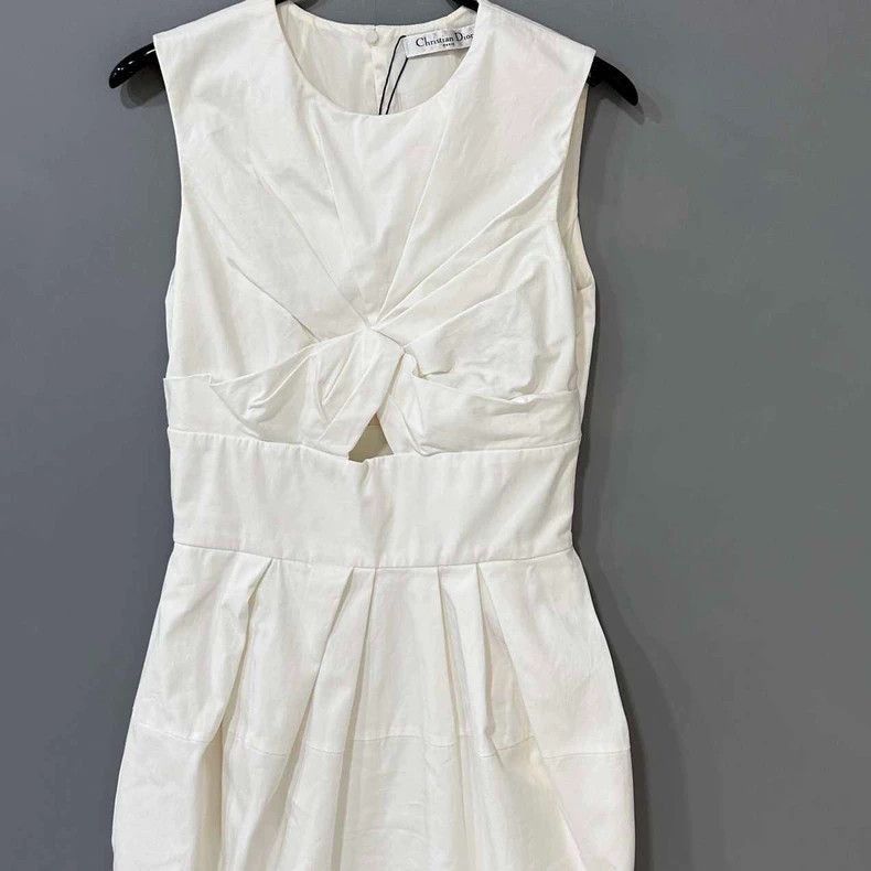 Dior Dior Sleeveless Irregular Dress for Women-2505 Size XS / US 0-2 / IT 36-38 - 2 Thumbnail