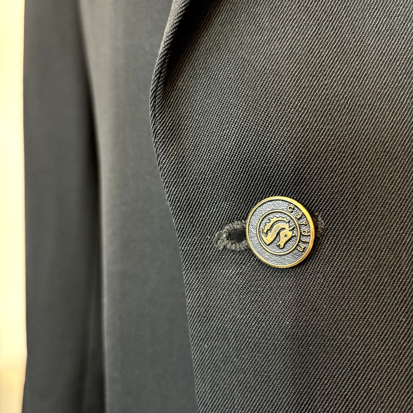 Pierre Cardin Pierre Cardin Men's Sport Coat Blazer 42L Black Wool Suit Ja Size 42L - 3 Thumbnail