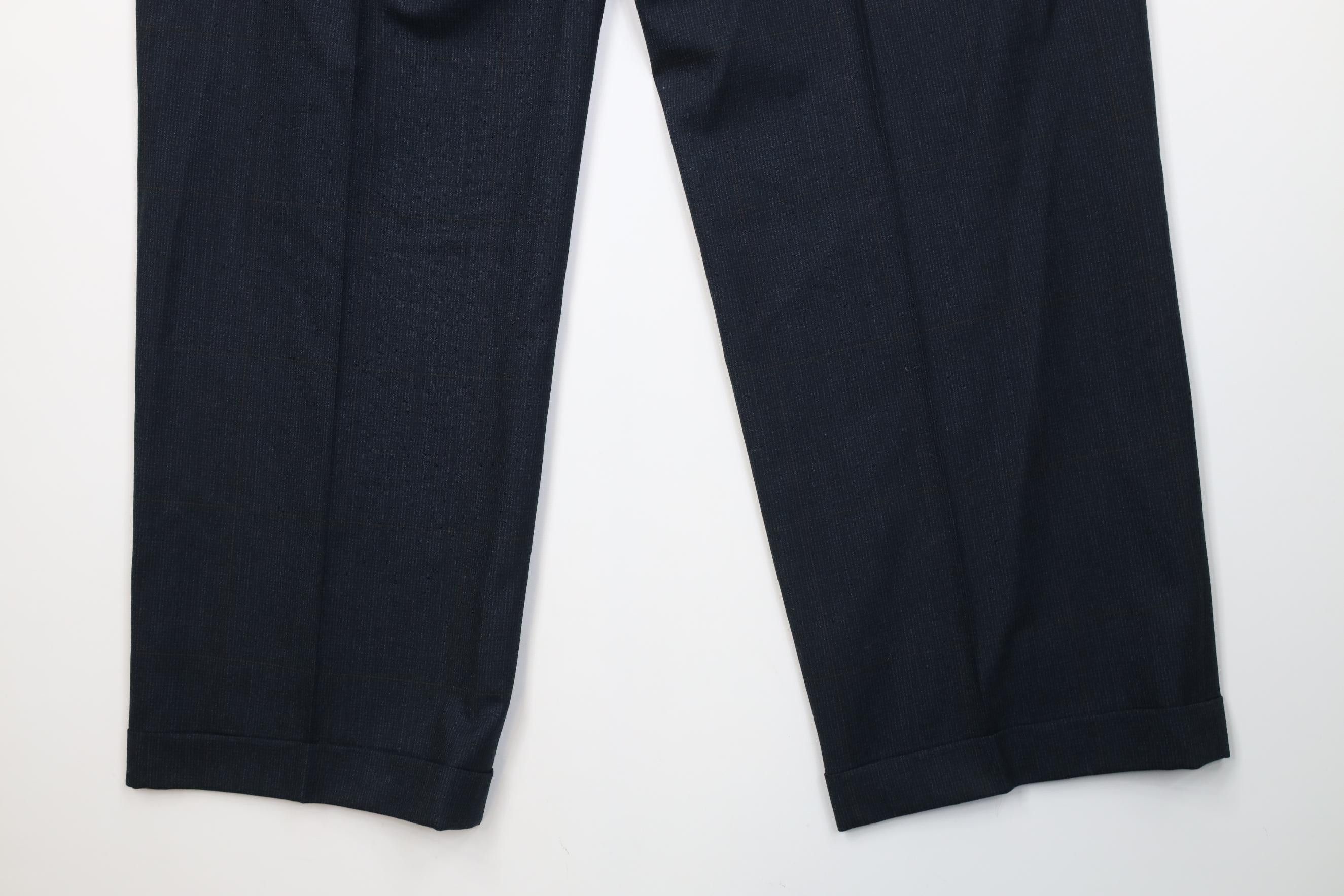 Vintage Vintage 70s Streetwear Knit Wide Leg Chino Pants Plaid USA Size US 38 / EU 54 - 12 Thumbnail
