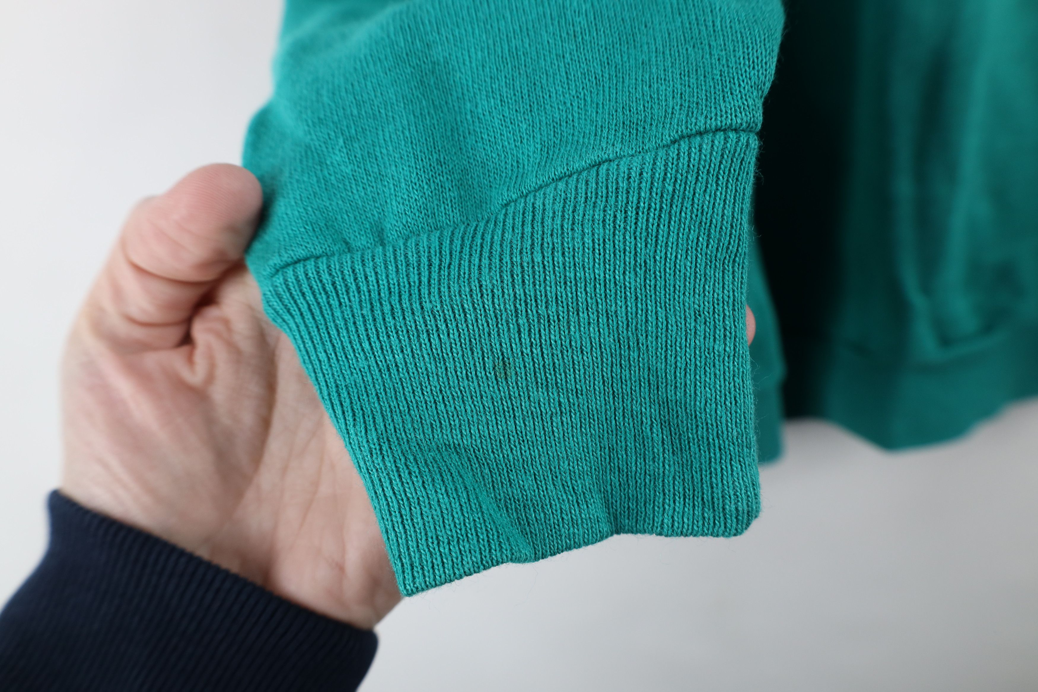 Vintage Vintage 70s 80s Streetwear Music Piano Sweatshirt Teal USA Size L / US 10 / IT 46 - 7 Thumbnail