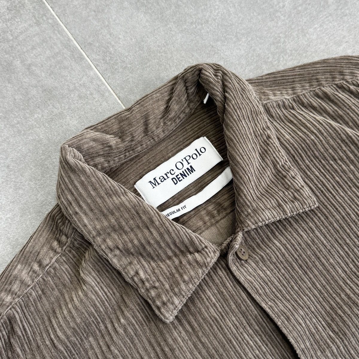 Marc O'Polo Marc O'Polo Denim Corduroy Men Overshirt Size L Size US L / EU 52-54 / 3 - 10 Thumbnail