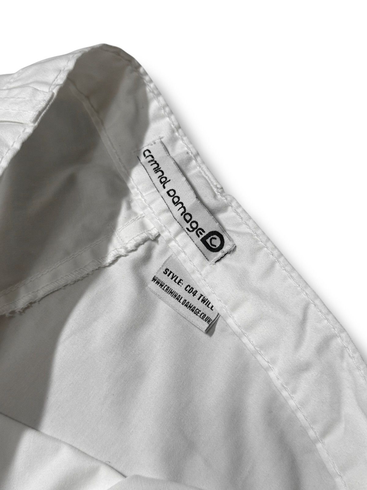 Criminal Damage Vintage Y2K Criminal Damage Rave Wide Leg Japanese Brand Size US 30 / EU 46 - 7 Thumbnail