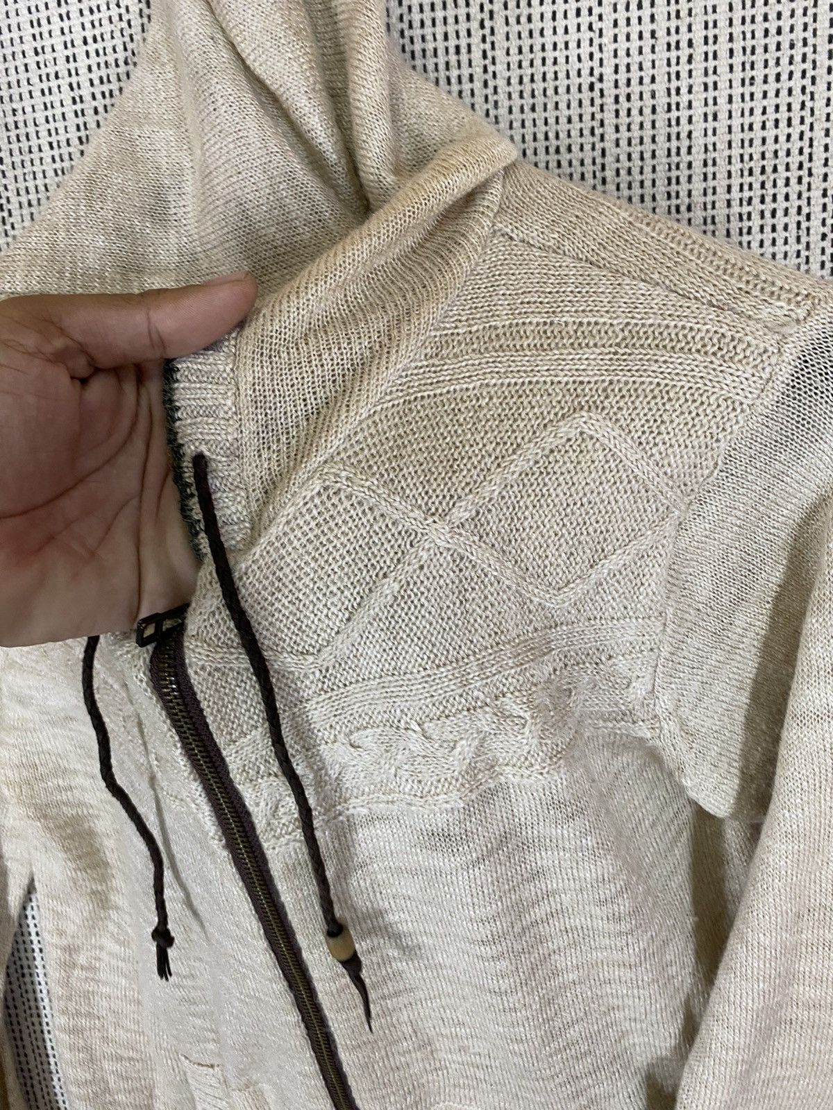 Japanese Brand × Takeo Kikuchi Japanase brand Takeo kikuchi knit hoodie Size US M / EU 48-50 / 2 - 7 Thumbnail