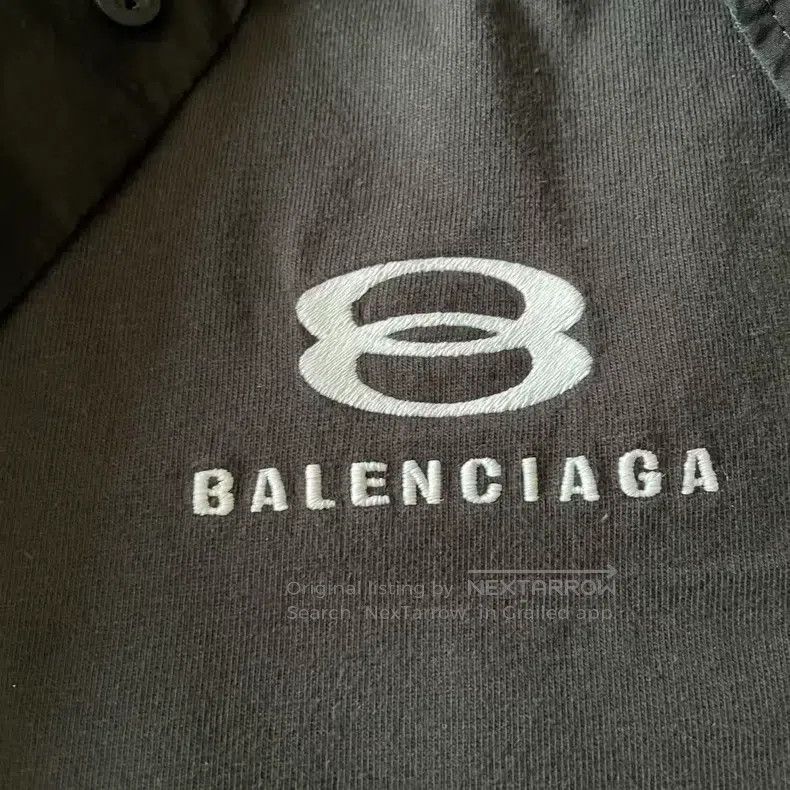 Balenciaga Balenciaga Fake Two-Piece Collar Hole Long Sleeve Shirt Size US S / EU 44-46 / 1 - 2 Thumbnail
