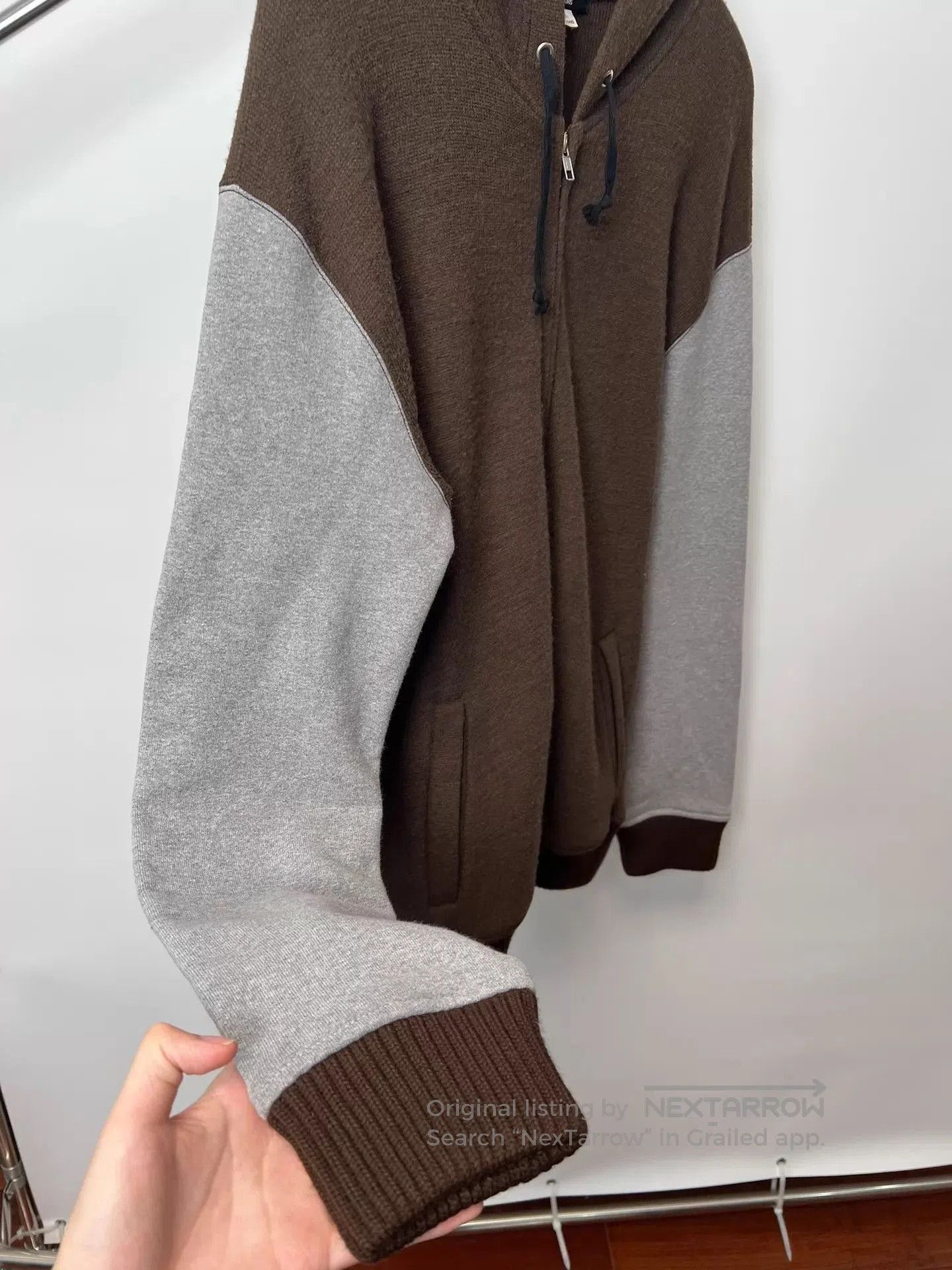 Comme des Garcons Multi-Color Zip-Up Hoodie with Contrast Sleeves. Size US L / EU 52-54 / 3 - 4 Thumbnail