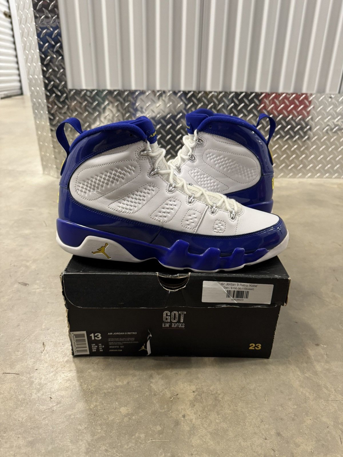 Jordan 9s “Lakers” ? 2.8.24 ? Jordan 9 Retro Kobe Bryant PE (2016) The Air  main image 2