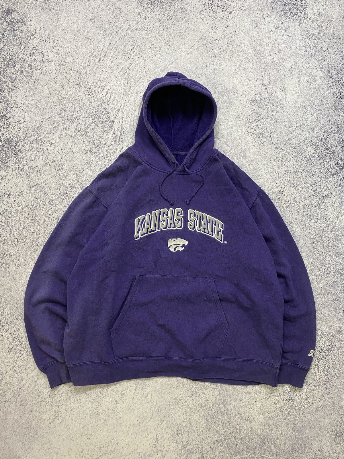 Vintage 90s Starter Kansas State University Pullover Hoodie