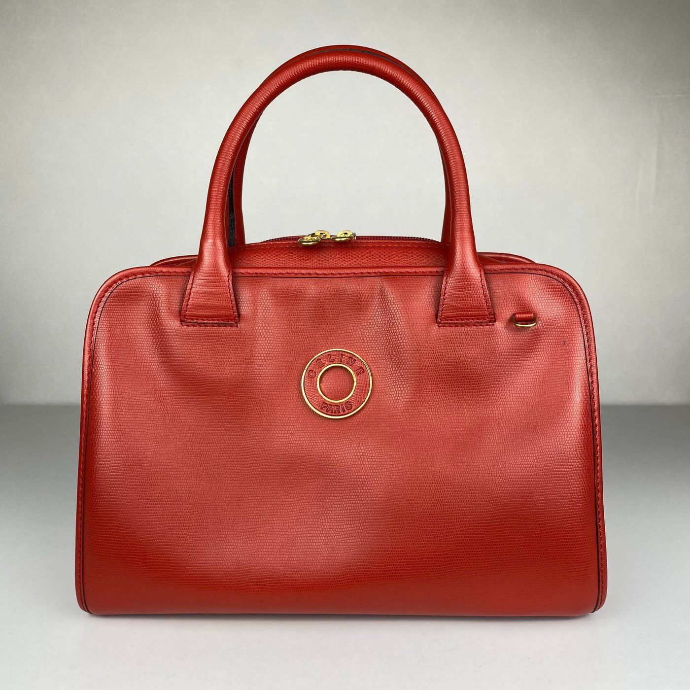 Celine Celine Red Leather 2-way Handbag Size ONE SIZE - 2 Thumbnail