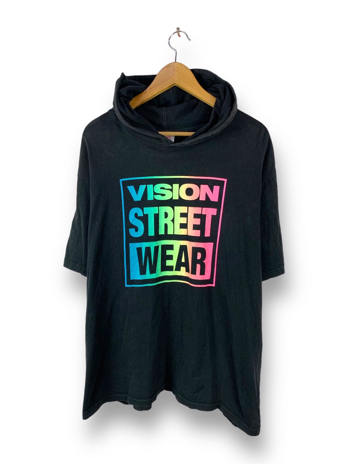 Vision Streetwear Steals! Vision Streetwear Skate Short Sleeve Hoodie Size US XXL / EU 58 / 5 - 1 Thumbnail